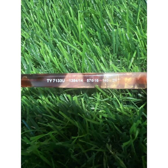 Tory Burch Sunglasses Red Frame TY7133U 1384/14 57-16 140mm ‎ Brown Lenses - Picture 6 of 8